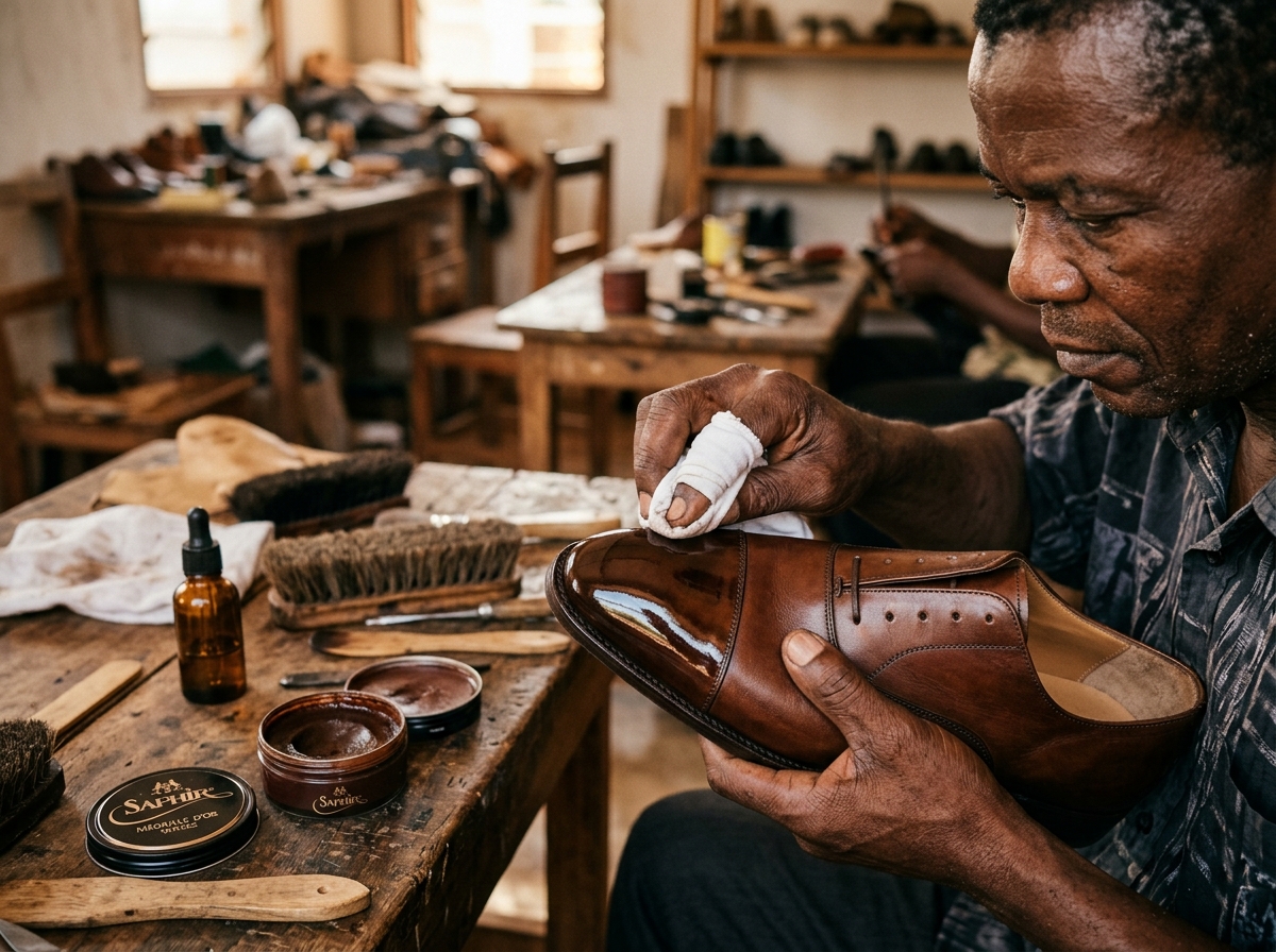 Étape 6 : Glaçage et patine artisanale café
